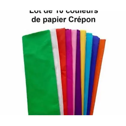 Papier crépon 1,5 et 2 mètres