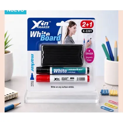 Pack 2, 3 et 4 marqueurs et brosse à tableau