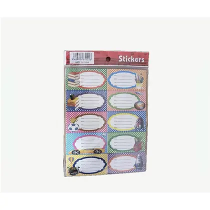 Étiquettes adhésives écolier image