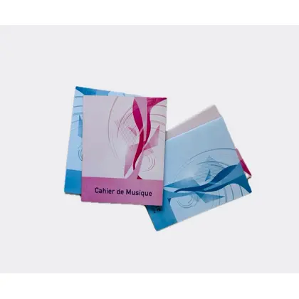 Cahier de musique 17x22 cm 32 pages